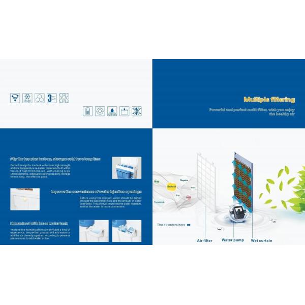 Big Flow Portable Air Cooler With Energy Saving For High Performance Cooling Hy-L01sr