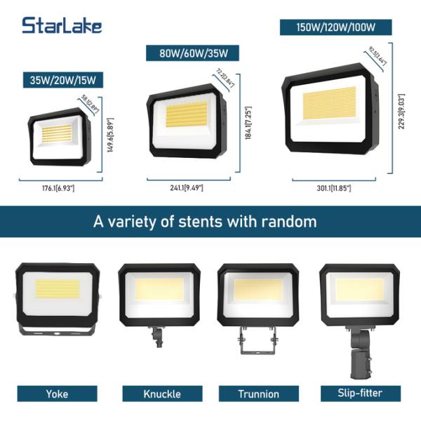 Garden 50W 100W 150W Led Flood Lights with 3Cct and SMD 2835 Light Source