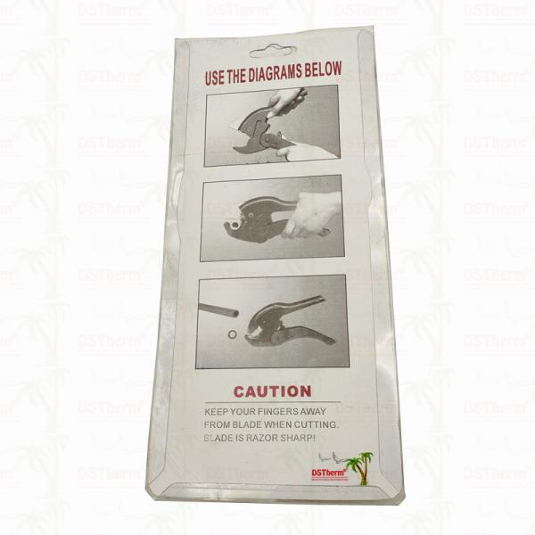 Red Plastic Pipe Cutter PPR Cutter ISO9001 DIN8077/8078 20-40MM