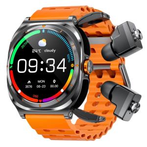 GT98 TWS 2 In 1 Earbuds And Smartwatch Headset BT Call with Heart Rate Play