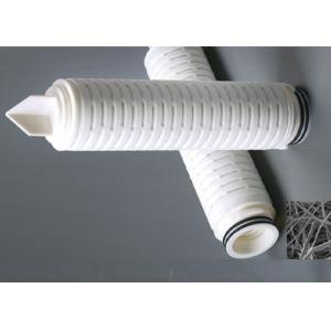China Melt blown Polybutylene membrane filter cartridge absolute filtration for oxidize water OD 68mm on sale