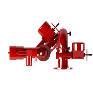 PP24-100 Fire Monitor/Foam Monitor/Foam Water Monitor Red Ral3000 for Fire