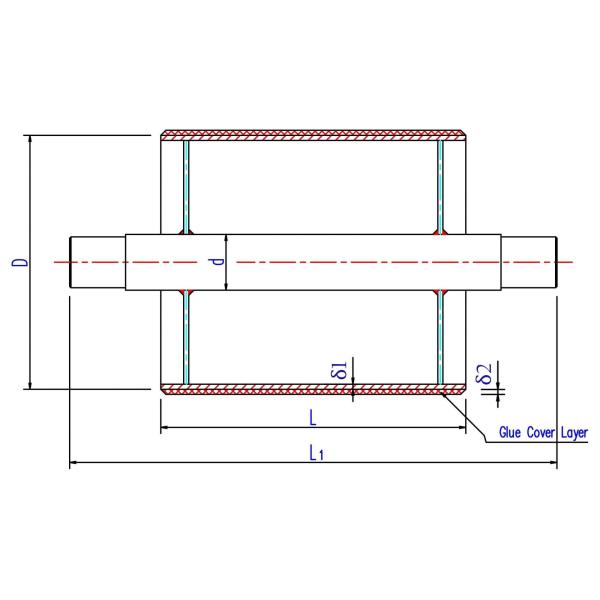 PK Conveyor Belt Roller For Cement Plant Conveyor Transition Tail Pulley