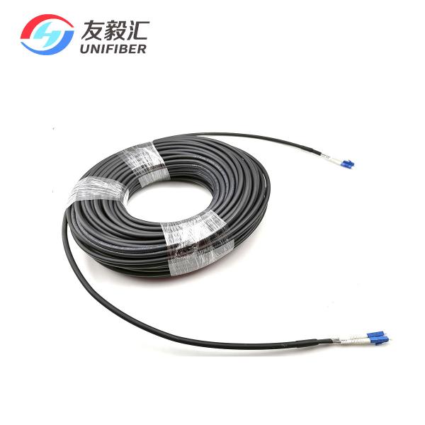 Quality LC/UPC-LC/UPC G657A1 7.0mm GYFJH CPRI Armored Patch Cable for sale