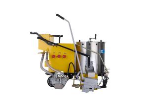 China Bead Distribution And Durable Thermoplastic Spray Road Marking Machine 10 - 45cm Width on sale