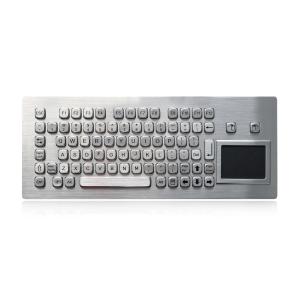 China Ruggedized Stainless Steel Explosion Proof Keyboard For Kiosk PS2 Or USB wholesale