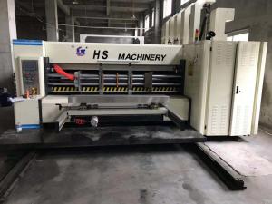 China Semi Automatic Corrugated Box Making Machinery Flexo Printing Slotter Die Cutter wholesale