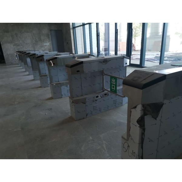 SUS 304 Swing Barrier Gate Automatic Access Control Security Turnstile Pass Width 1100mm