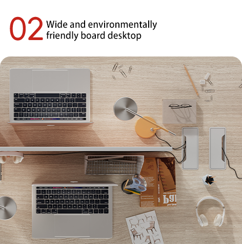 Two People Facing Each Other, Four People, Office Desk With Drawers, Company Staff Desk With Desk Screen, Staff Desk, Computer Desk