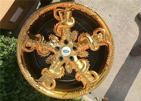 Custom Forged Monoblock Wheels Golden Color -B.R Wheel