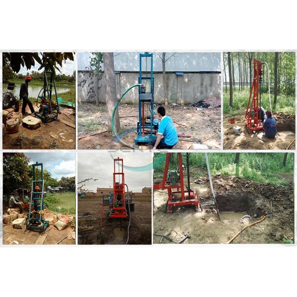 Top quality mini portable deep water well drilling rig AKL-150P