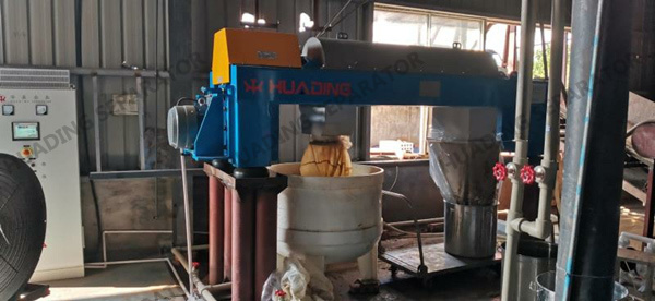 VFD Horizontal Centrifuge Machine Waste Water Centrifuge