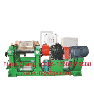 China Variable Blade Speed Control 2 Roll Rubber Mixing Machine Customization wholesale