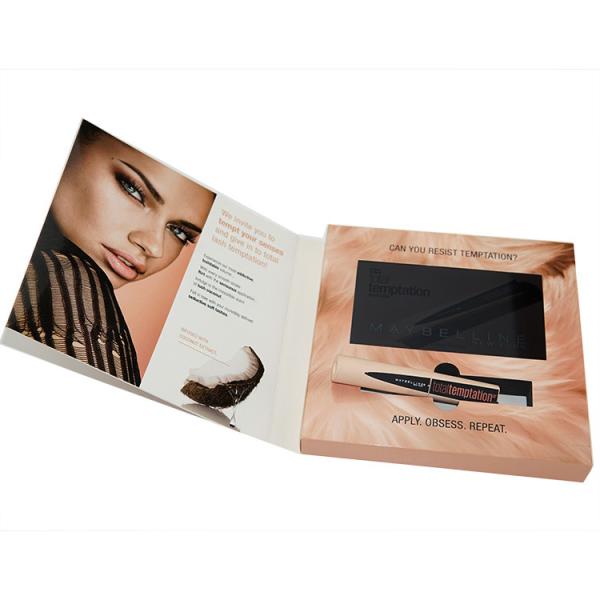 600mA 4.3 Inch Soft Card LCD Video Brochure A5 Video Greeting Card For Advertising