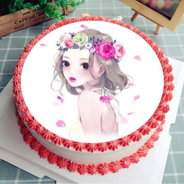 A4 Edible Icing Sheets , Edible Frosting Paper Plain Pack For Printing