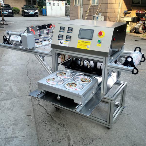 1.5KW Lunch Plate Packing Machine MAP Sealing Machine For Fruits