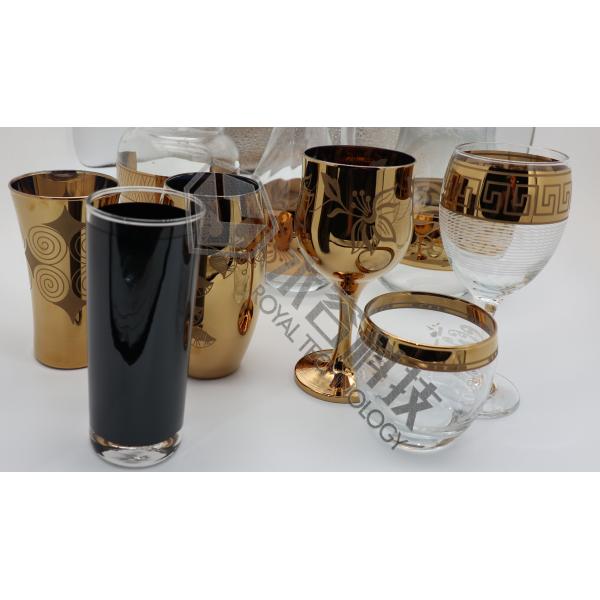 Glassware Vacuum Ion Plating Machine Strong Adhesion PVD Thin Films