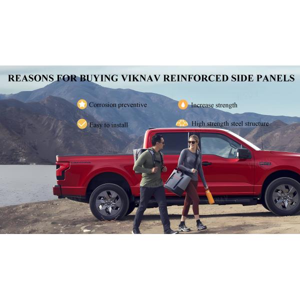 Viknav for F150 Raptor Customized Pickup Tonneau Cover Rear Bucket Bed Replacement