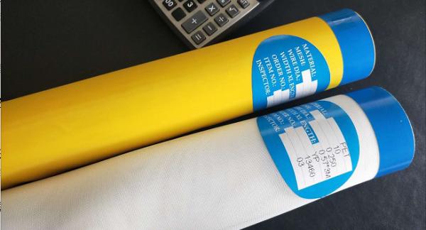 Quality 10T - 165T Silk Screen 100 Mesh , Polyester Mesh Filter Low Elongation for sale