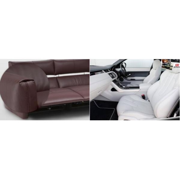 Double Needle Compound Feed Heavy Duty Lockstitch Sewing Machine with Automatic Thread Trimmer