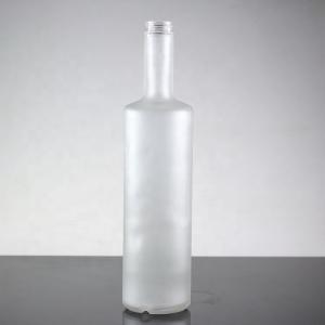 China 750ml Industrial Frosted Glass Vodka Bottle for Maunfacture and Trading on sale