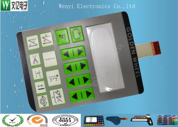 Quality Clear LCD Window Embossing Membrane Switch Keypad With High Glossy for sale