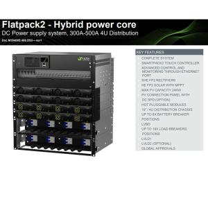 300A-500A 4U Distribution Eltek Flatpack2 Hybrid Power Core Eltek DC Power