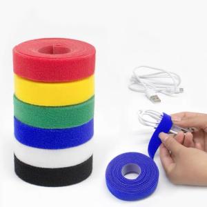 China 20mm colorful Nylon hook and loop strap fastening tapes wholesale