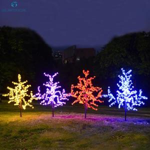 China Color Changing Led Artificial Lighted Cherry Blossom Tree / Flower Light Branches wholesale