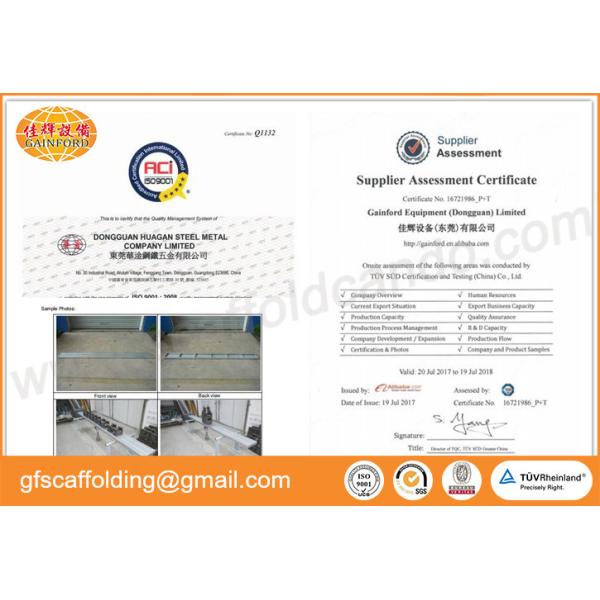 Good loading capacity 4000mm scaffolding galvanized steel planks for scaffolding projects