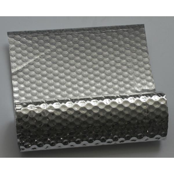 Shimmer Gloss Metallic Bubble Mailers , Sliver And Matte Padded Bubble Bags