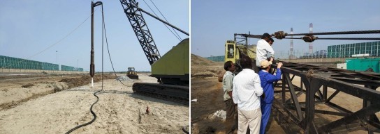 Professional Vibro Piling Contractors Vibro Stone Columns Ground Improvement BJV100E-377