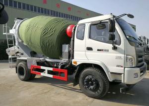 China 4CBM Ready Mix Concrete Mixer Trucks 4000 Liters , 4X2 Mini FORLAND Self Mixing Concrete Truck wholesale