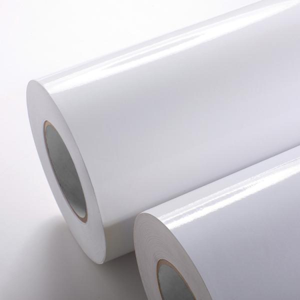 80g Coated Paper Label with Viscosity Permanent Acrylic Adhesive and White Glassine Paper