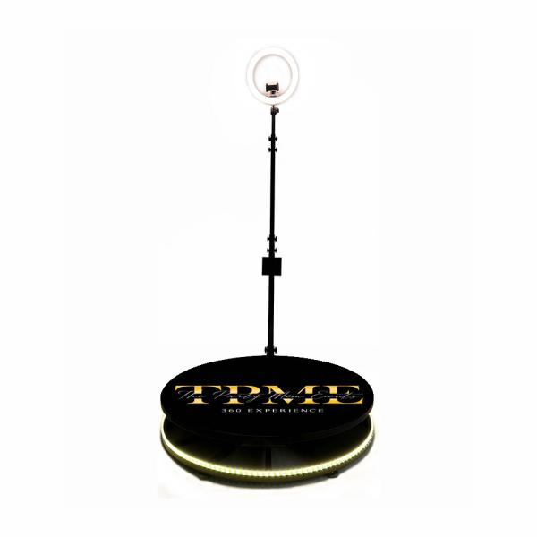 Remote Control 360 Slow Motion Video Booth rotating Automatic Selfie Platform