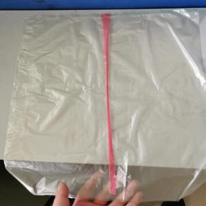 China Infection Control Hot Water Soluble Laundry Bags With Red Tie 660mmx840mm wholesale