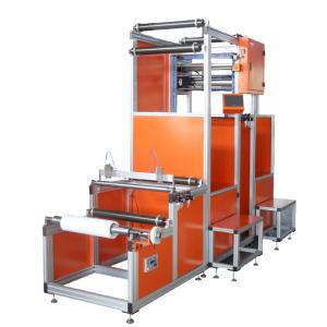 China Separated HEPA Filter Fiber Glass Pleating Machine 50 - 300mm Pleating Depth wholesale