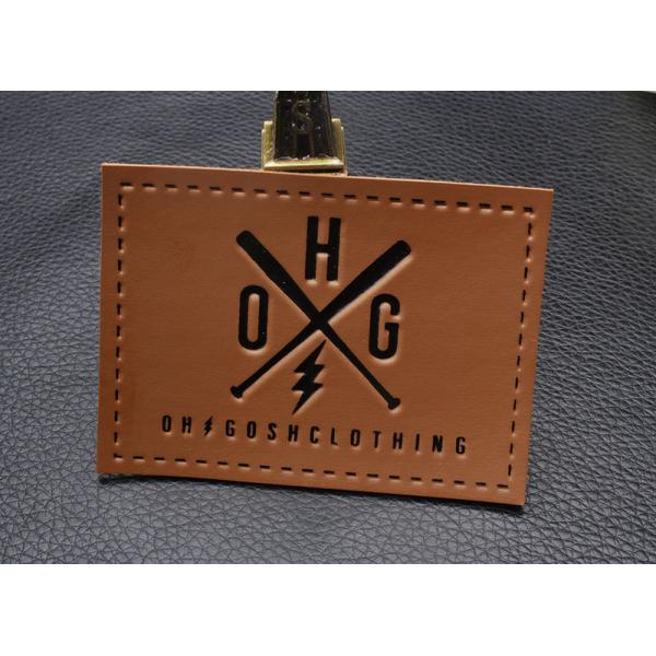 Air Force / Navy Squadron Patches Faux Leather Labels , Custom Military Patches