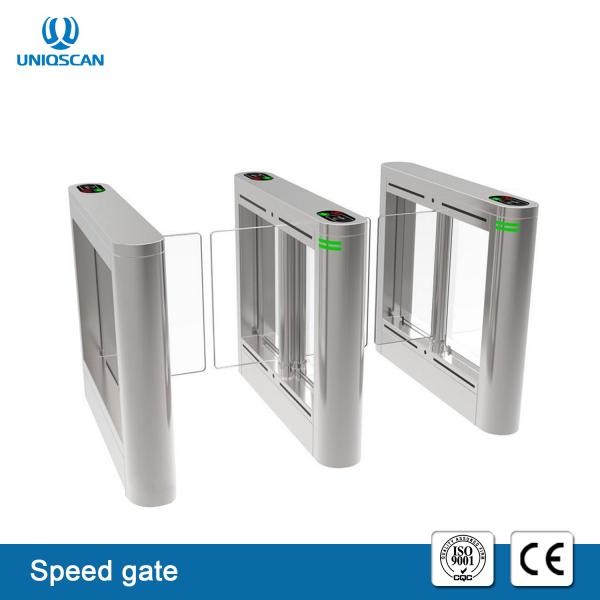 2.0mm Thickness Pedestrian Security Gate , Access Control Turnstile Gate Adjustable