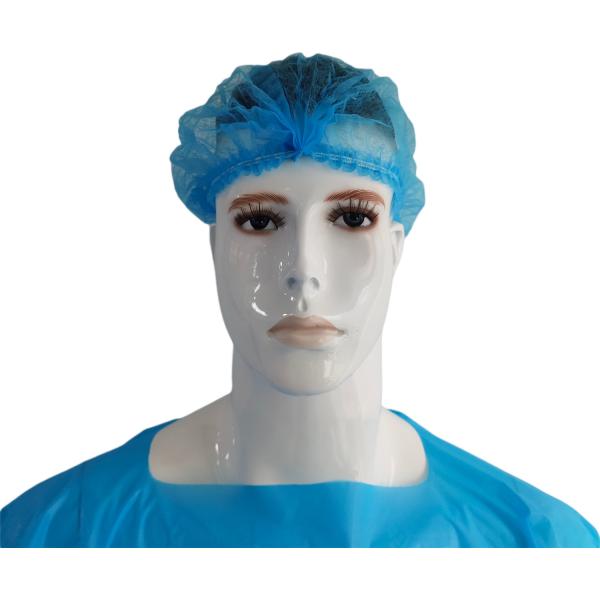 S&J Disposable non woven PP medical bouffant clip cap / non woven nurse caps