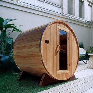 China Comfortable Red Cedar Home Wood Sauna 1 Year Warranty on sale