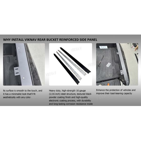 Viknav for F150 Raptor Customized Pickup Tonneau Cover Rear Bucket Bed Replacement