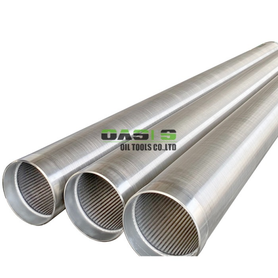 wire wrapped screens are used to effectively filter fine particles for improved long-lasting performance SS304