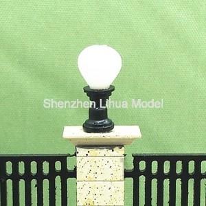 Quality 1:150scale lawn light---scale miniature lamp post,architectural model lights,fake ground lamp pole ,building lights for sale