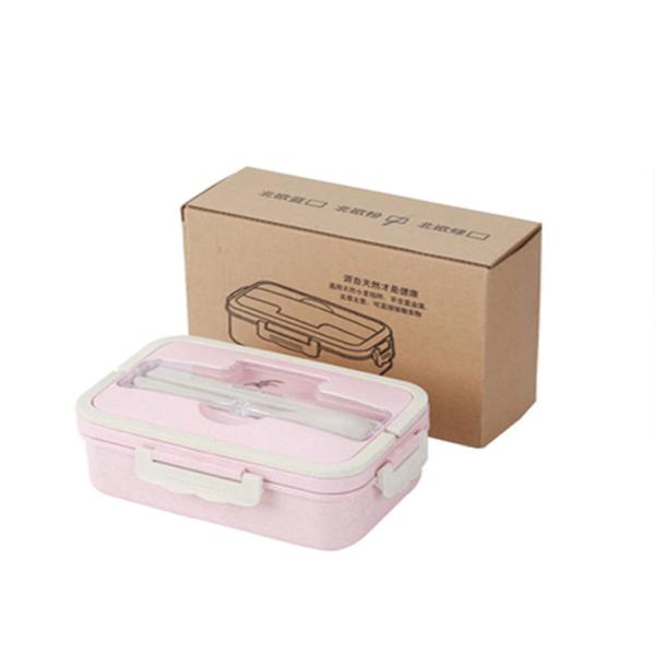 Kitchen Healthy Material 2 Layer Compostable Lunch Box