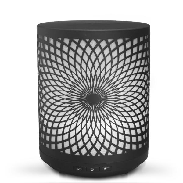 RoHS Ultrasonic Metal Aroma Diffuser Humidifier With 7 Color LED Color