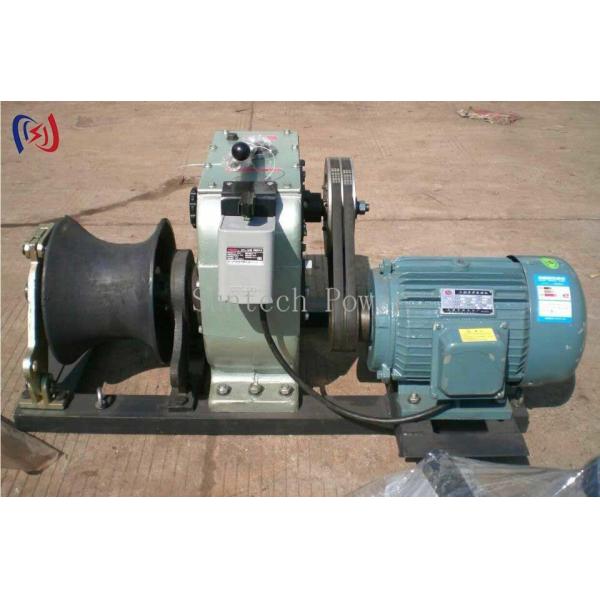 108KG 160KG Powered Winch Belt Drive Electromotor Transmission Line Stringing Tools