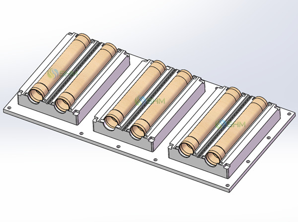 PLC Controlled Paper Casting Runner Forming Machine for Foundry With Hot Press Equipment