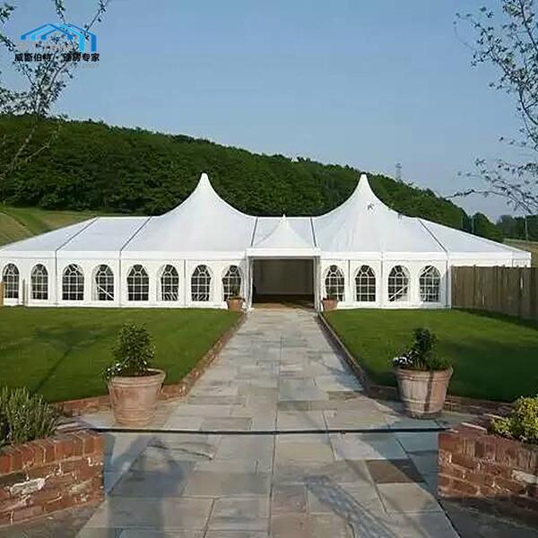 Quality Luxury Custom Party Tents , Mixed Event Marquee Tent For 500 Person for sale