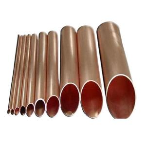 China Round Copper Tube Metal Seamless Copper Pipe Straight Od 1/2 3/4 wholesale